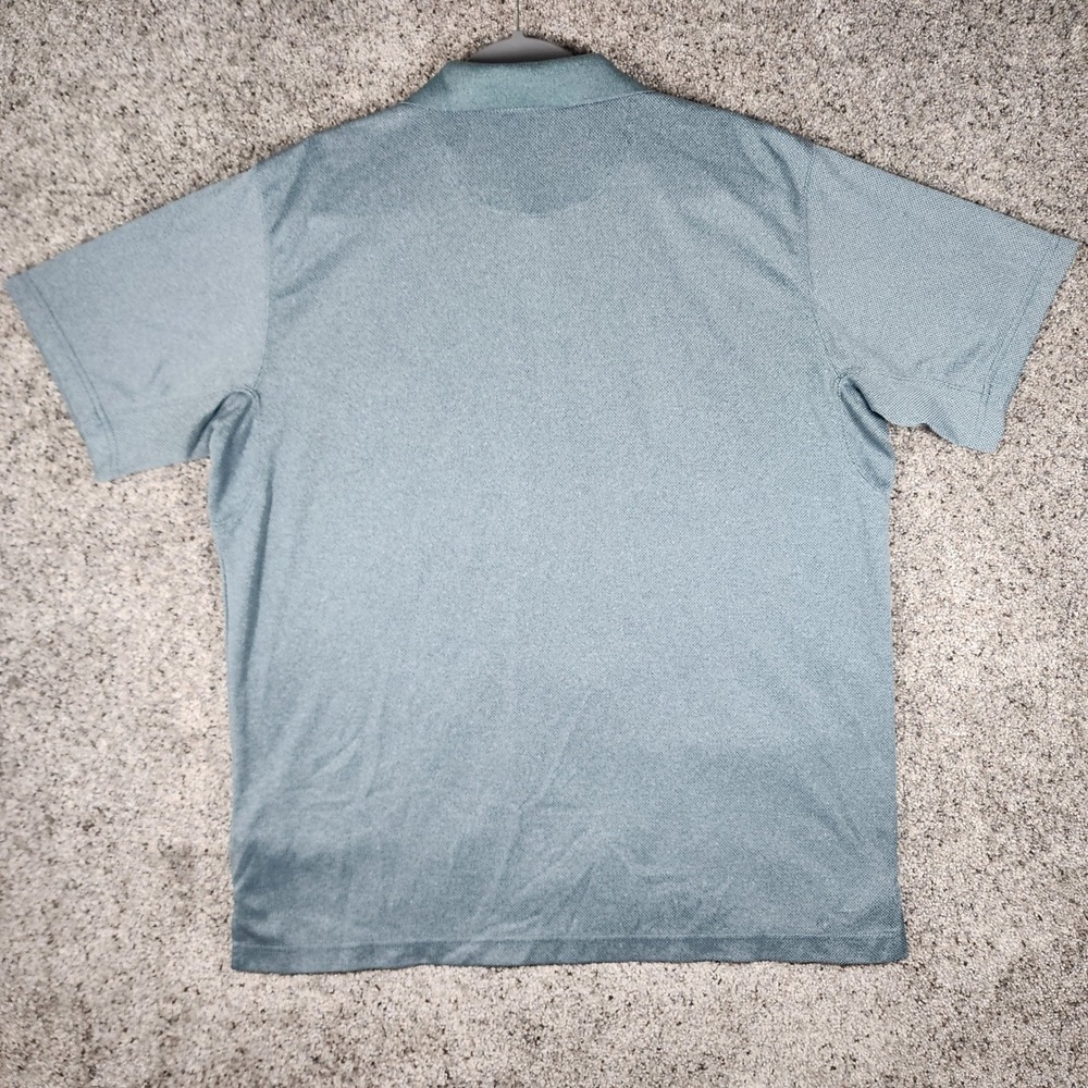 Columbia Polo Shirt Mens XL Blue Sun Protect Short Sleeve Excellent - Picture 5 of 9